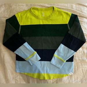 Gap waffle shirt color block size 5